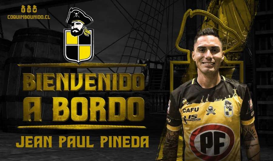 Jean Paul Pineda es el nuevo jugador de Coquimbo Unido 