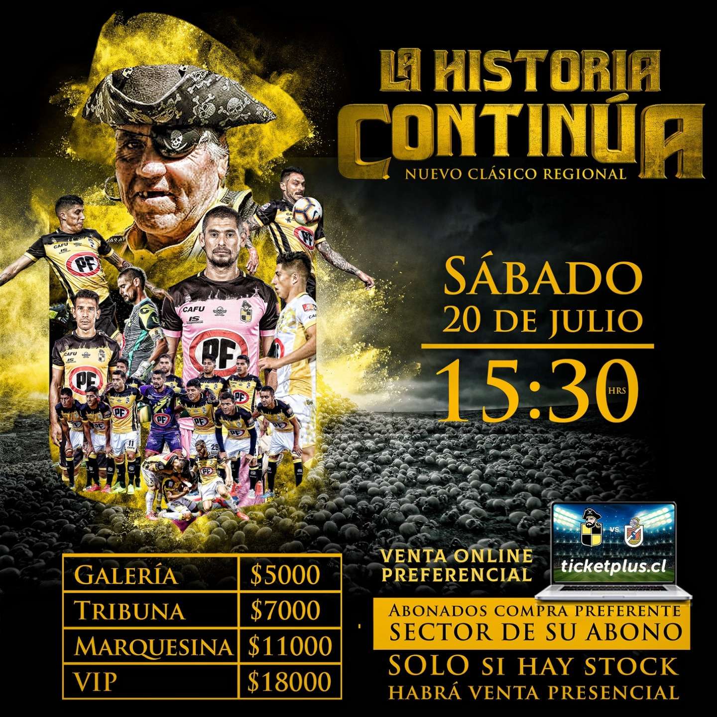 Abonados podrán anticiparse al clásico