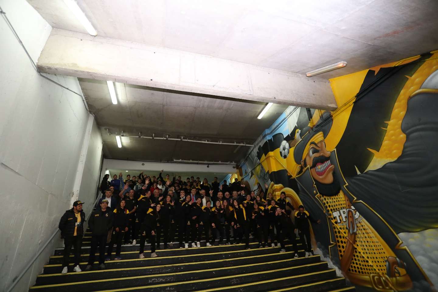 El túnel del FSR y su mural fueron oficialmente inaugurados