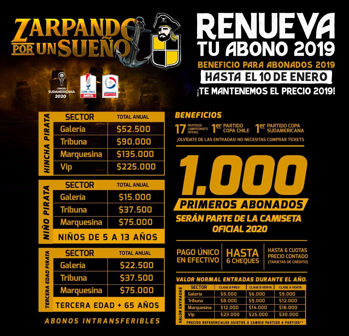 COMENZÓ RENOVACIÓN DE ABONOS