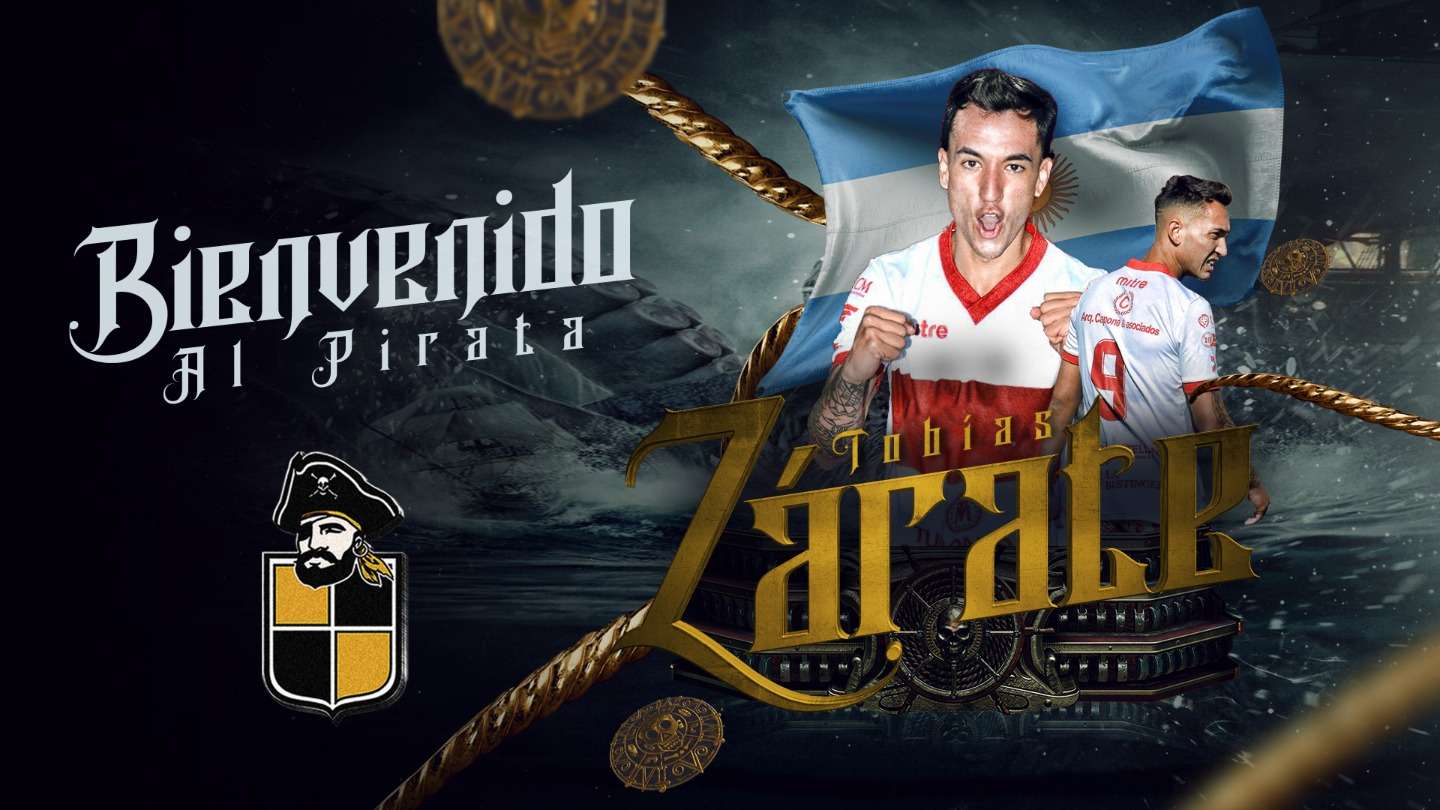 TOBÍAS ZÁRATE: DELANTERO DEL FORTÍN AL COLOSO PIRATA