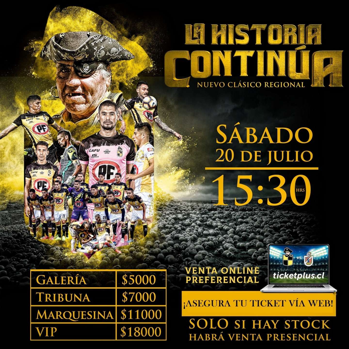 Asegura tu ticket para el clásico